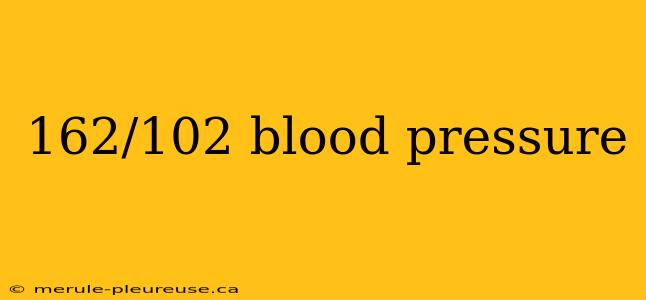 162/102 blood pressure