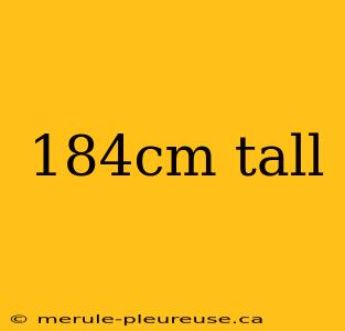 184cm tall