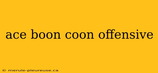 ace boon coon offensive