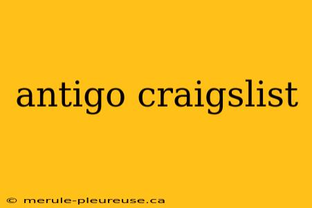 antigo craigslist