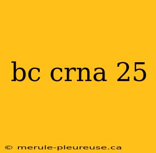 bc crna 25