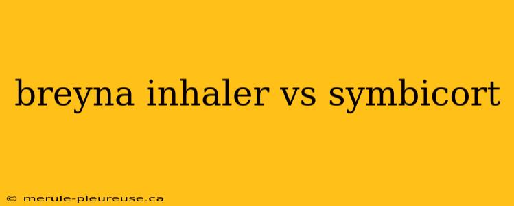 breyna inhaler vs symbicort