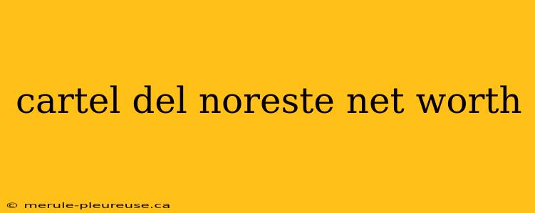 cartel del noreste net worth