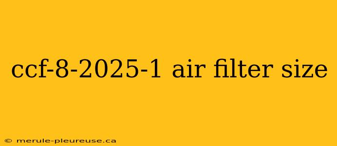 ccf-8-2025-1 air filter size