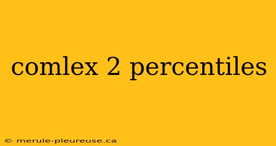 comlex 2 percentiles