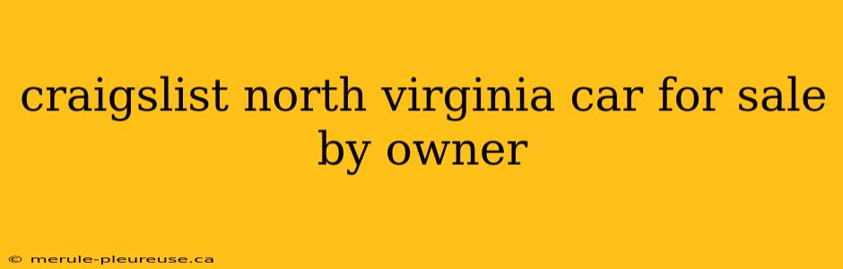 craigslist north virginia car for sale by owner