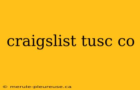 craigslist tusc co