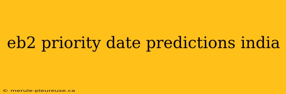 eb2 priority date predictions india