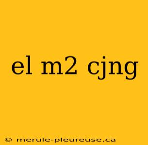 el m2 cjng