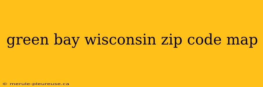 green bay wisconsin zip code map