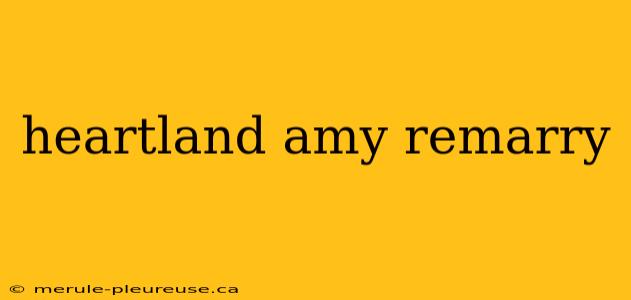 heartland amy remarry