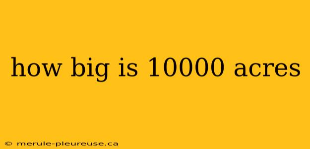 how big is 10000 acres