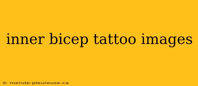 inner bicep tattoo images