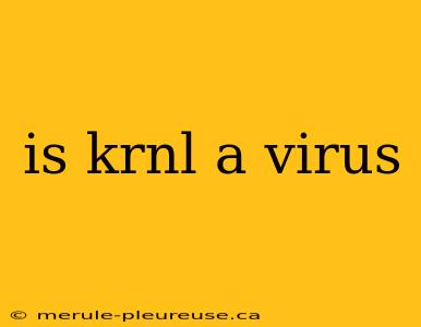 is krnl a virus