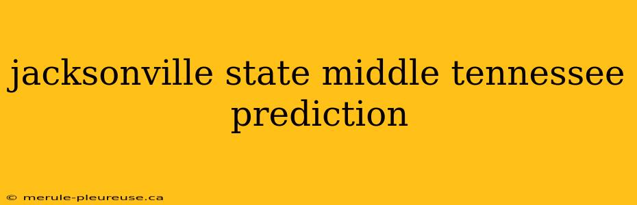 jacksonville state middle tennessee prediction