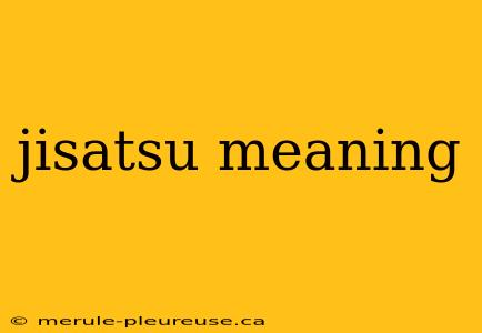 jisatsu meaning