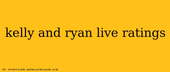 kelly and ryan live ratings