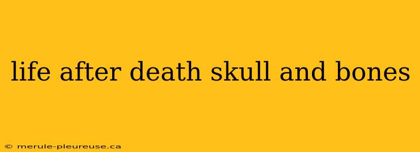 life after death skull and bones