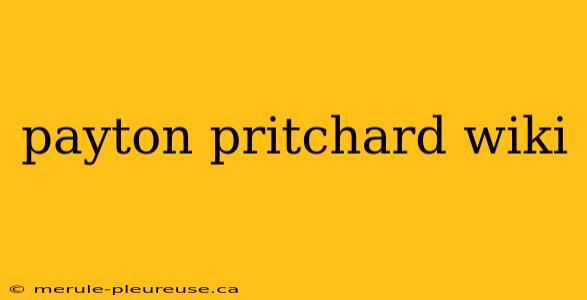 payton pritchard wiki