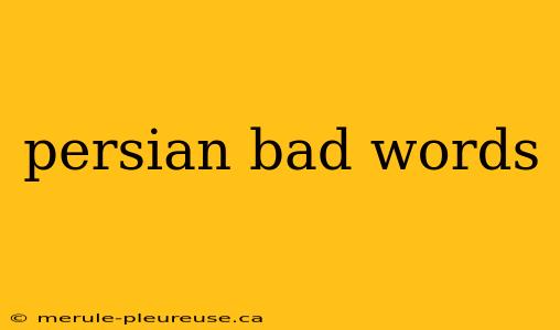 persian bad words