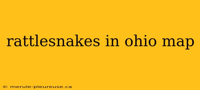 rattlesnakes in ohio map