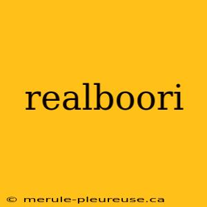 realboori