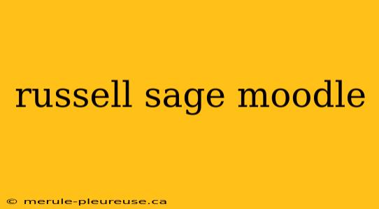 russell sage moodle