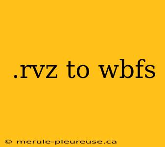 .rvz to wbfs