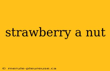 strawberry a nut