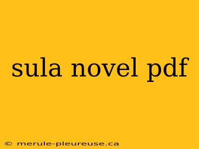 sula novel pdf