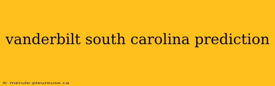 vanderbilt south carolina prediction